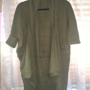 Army Green Knit cardigan